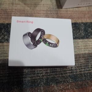 Smart Ring Size 7 Gold SmartHealth Mobile Charging NEW